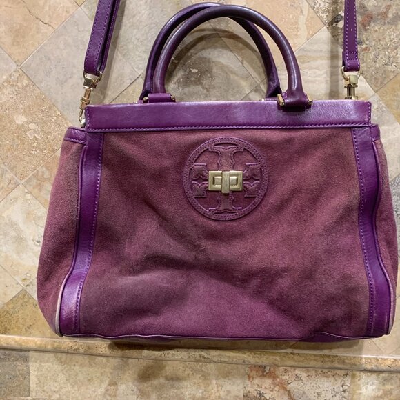 Vintage Toriy Burch Purple Bag - Picture 2 of 11